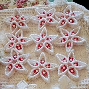 Lot Of 79 Homemade Christmas Ornaments